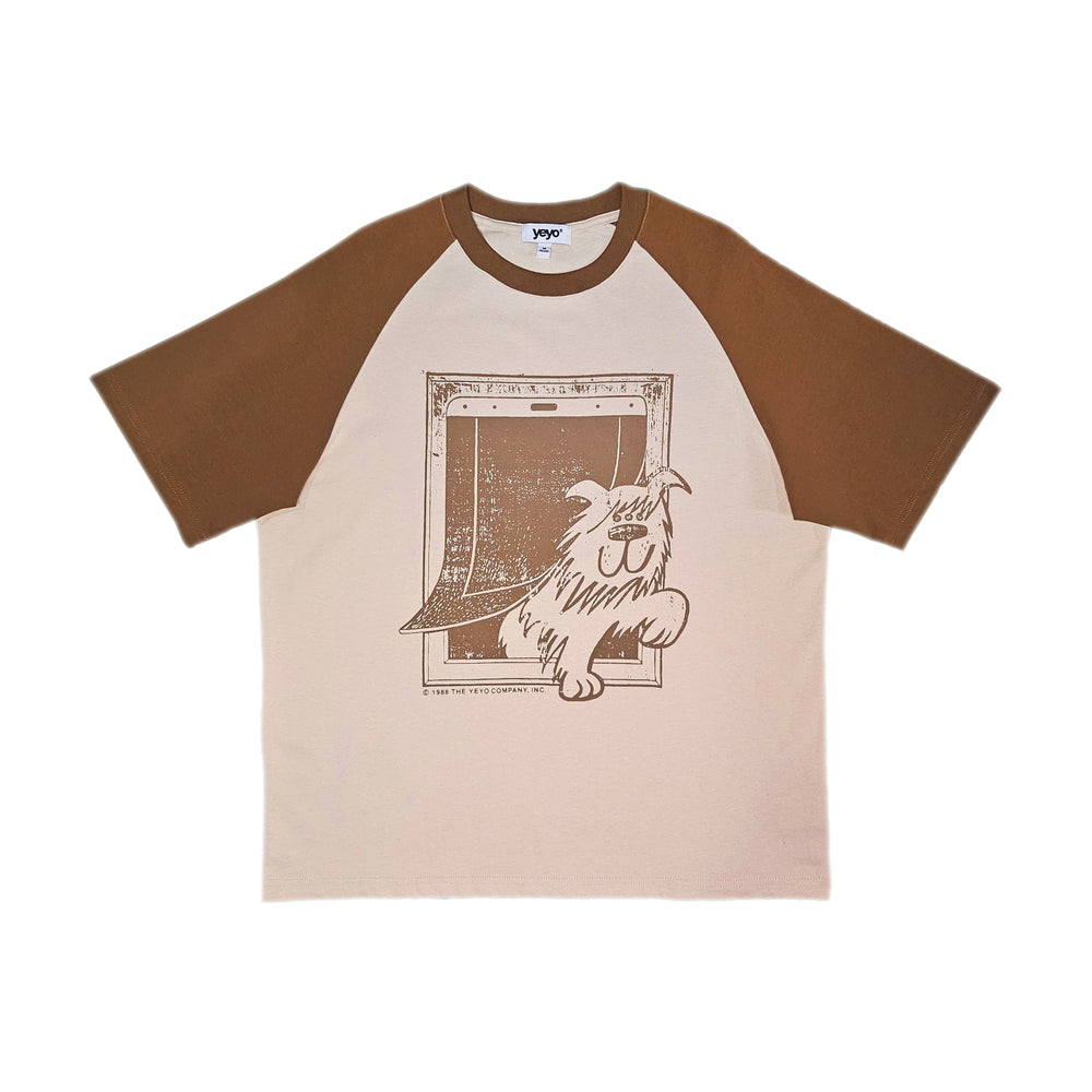 Yappy Dog Oversized Raglan Tee